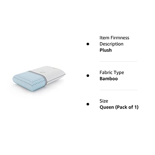 White Cooling Gel Orthopedic Memory Foam Pillow