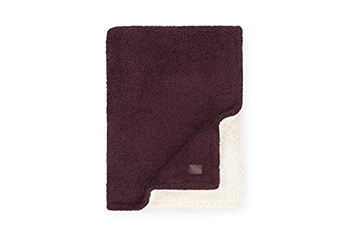 UGG Ana Port Knit Throw Blanket - Plush Oversized Reversible Accent Blanket
