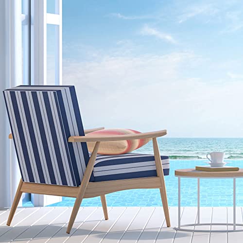 JMGBird 18''x18'' Patio Pillows Waterproof Set of 2, Outdoor Throw Pillows with Inserts, Outdoor Pillows for Patio Furniture