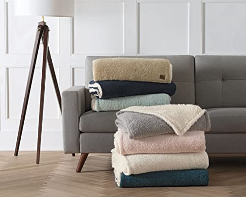 UGG Ana Port Knit Throw Blanket - Plush Oversized Reversible Accent Blanket