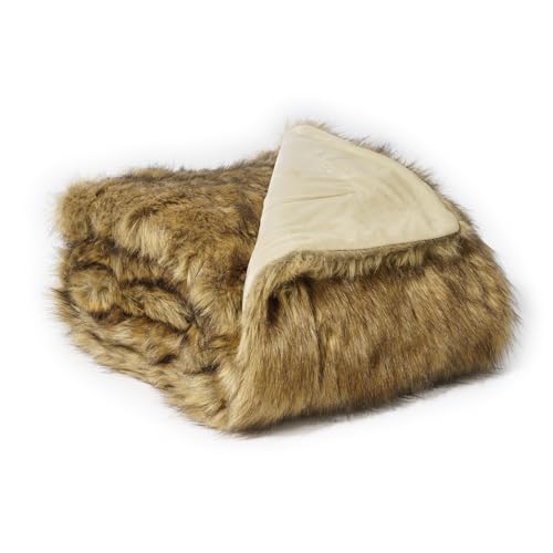 Faux Mink Throw Blanket - Super Warm Thick Fuzzy