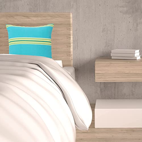 JMGBird Outdoor Pillows for Patio Furniture 18''x18'' Waterproof Decorative Patio Furniture Pillows Indoor Throw Pillows with Inserts, Square Throw Pillow for Couch, Sofa, Bench, Chair,Set of 2