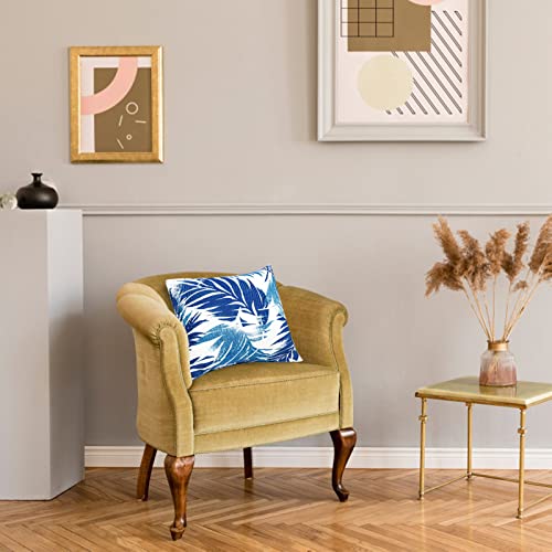 JMGBird Outdoor Pillows Waterproof Set of 2 Outdoor Throw Pillows with Insert Included 18×18 Inch Outdoor Pillows for Patio Furniture