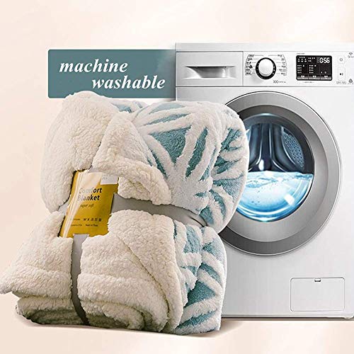 Yellow Sherpa Fleece Throw Blanket - 60x50 in