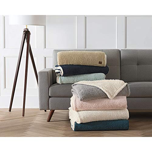UGG Ana Mist Knit Throw Blanket - Plush Oversized Reversible Throw Blanket