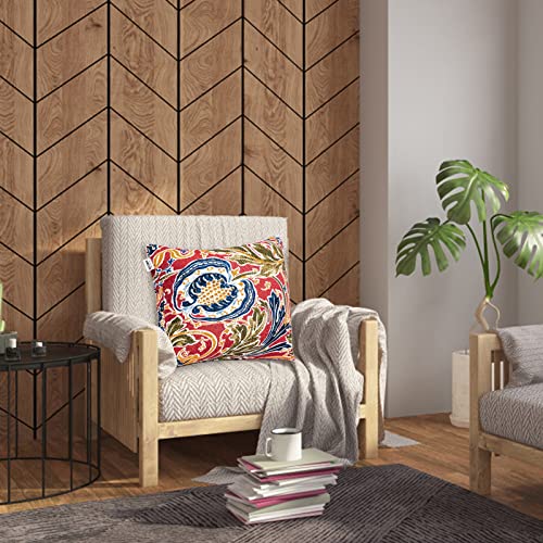 JMGBird Outdoor Throw Pillows Waterproof Set of 2 Patio Pillows 18×18 Inch Decorative Pillows for Bed, Couch, Sofa and Patio Furniture