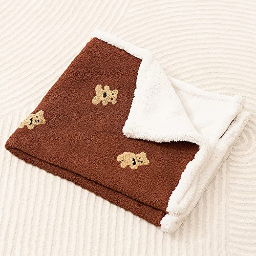 Yellow Soft Fluffy Washable Throw Blanket for Cats and Dogs (38x33 inch)