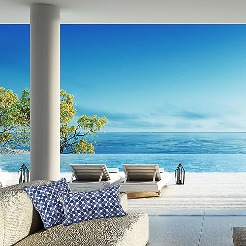 JMGBird Outdoor Pillows Waterproof Set of 2 Outdoor Throw Pillows with Insert Included 18×18 Inch Outdoor Pillows for Patio Furniture