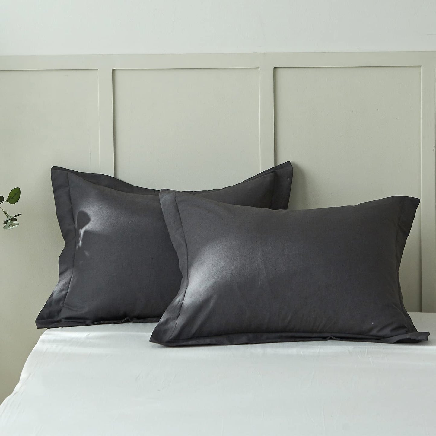 Storm Grey King Size French Linen Duvet Cover Set