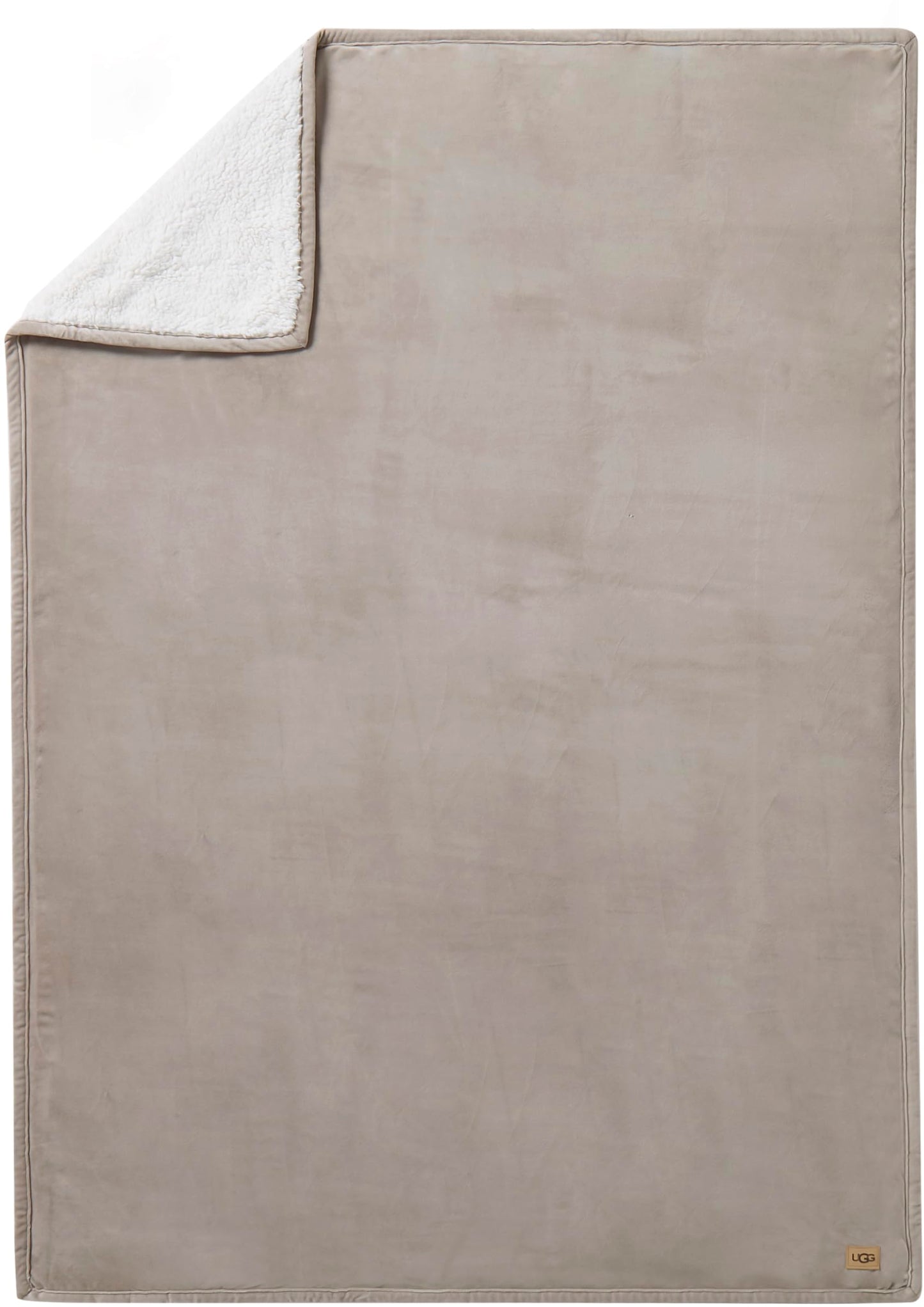 UGG Bliss Sherpa Brown Fully Reversible Oversized Comforter Throw Blanket