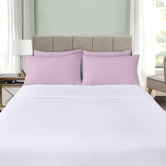 Utopia Bedding Queen Pillow Cases - 4 Pack - Envelope Closure - Soft Brushed Microfiber Fabric - Shrinkage and Fade Resistant Pillow Cases Queen Size 20 X 30 Inches (Queen, Lavender)
