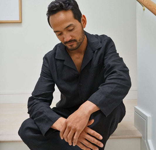Men's Classic Linen Pajamas