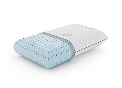 White Cooling Gel Orthopedic Memory Foam Pillow