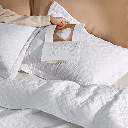 Bedsure King Size Quilt Set - Lightweight Summer Quilt King - Brown Bedspread King Size - Bedding Coverlet for All Seasons (Includes 1 Quilt, 2 Pillow Shams)