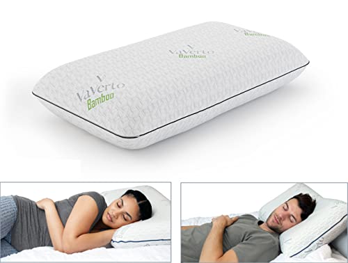 White Cooling Gel Orthopedic Memory Foam Pillow