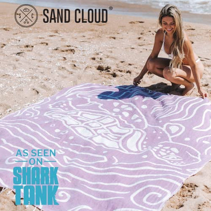 Olive Sea Turtle XL Turkish Beach Towel - Sand Free - Quick Dry