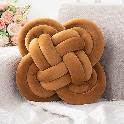 Coffee Knot Pillow - Modern Knot Pillow - Knot Ball Pillow Cushion Modern Throw Pillow