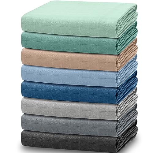 Cold Colors 8 Pack Baby Muslin Large Swaddle Blankets