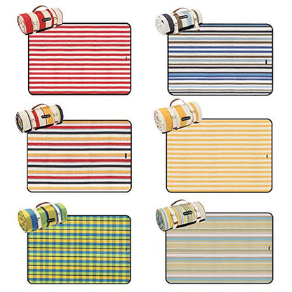 Red Stripe Picnic Blanket Waterproof & Sand Proof