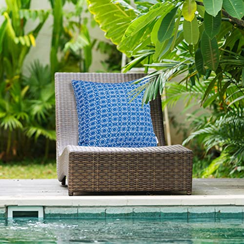 JMGBird Outdoor Pillows, Water Resistance Throw Pillows with Inserts,18x18 Inch,Pack of 2, Upgrade Your Patio Decor with Our Stylish Furniture Pillows