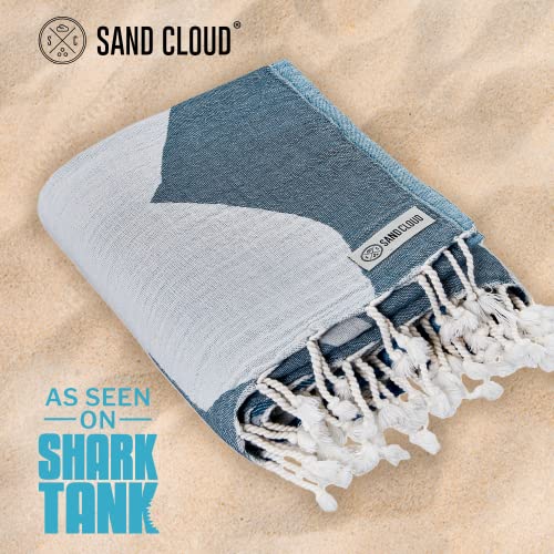 Rising Turtles XL Turkish Beach Towel - Sand Free, Quick Dry
