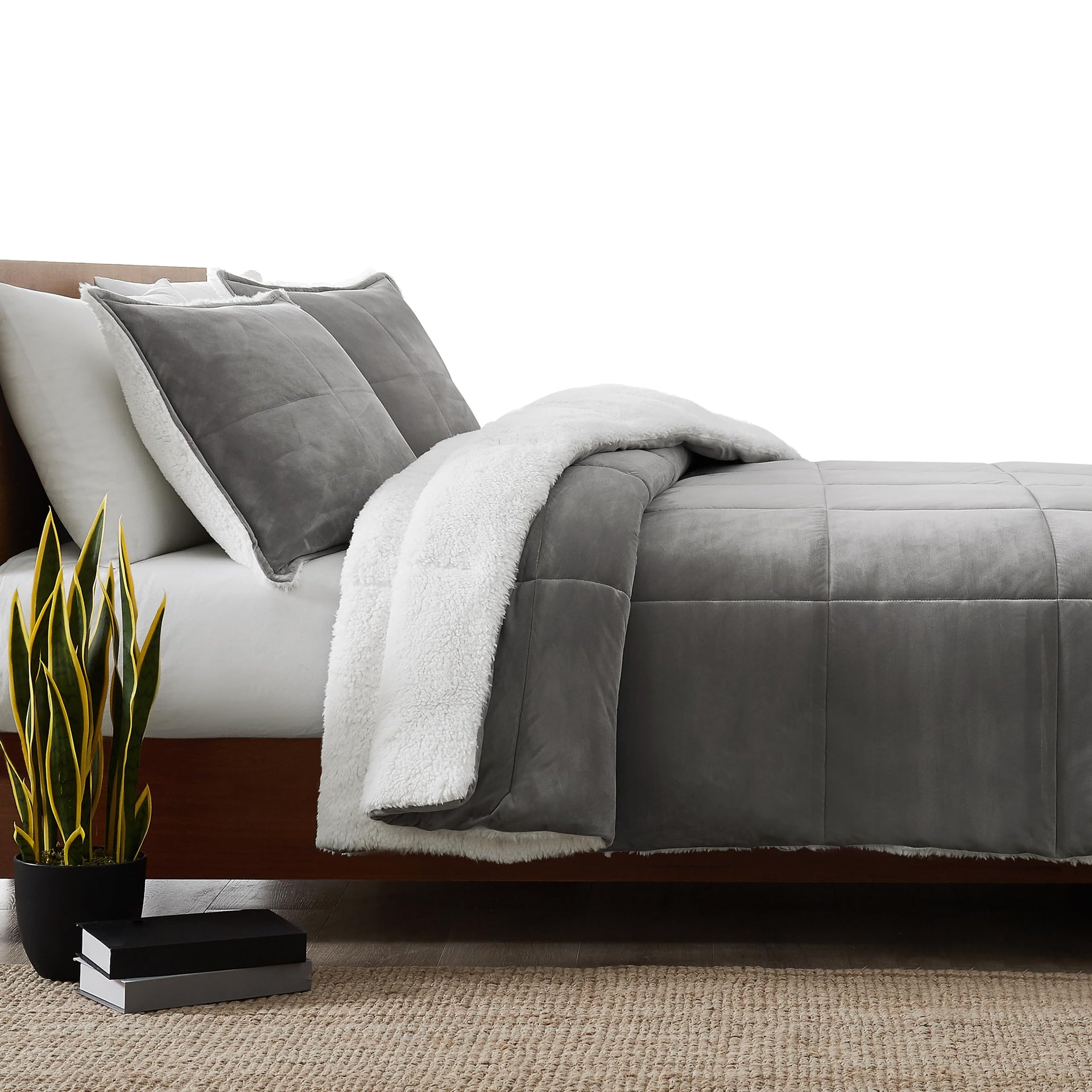 ugg succulent bedding UGG Blissful Full-Queen Reversible Comforter Set with Pillow Shams