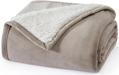 UGG Bliss Sherpa Brown Fully Reversible Oversized Comforter Throw Blanket