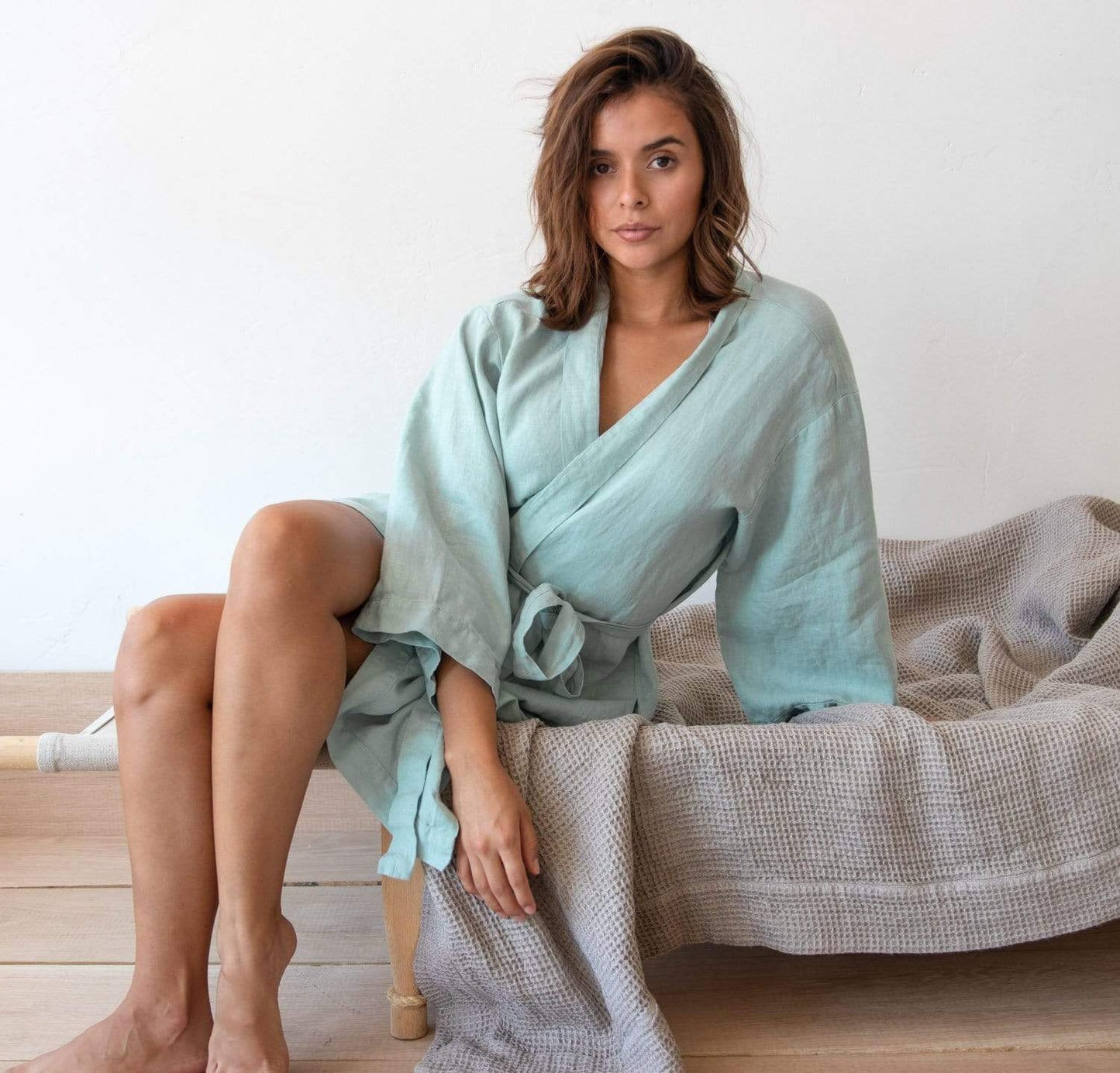 Linen Kimono Robe